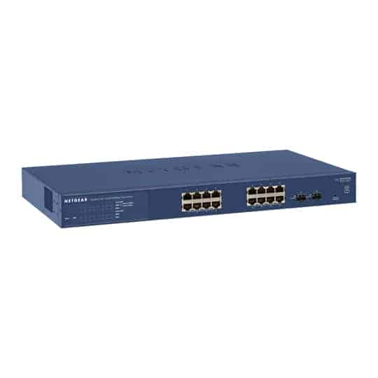 Netgear ProSAFE 16-Port Gigabit Smart Network Switch with 2xSFP